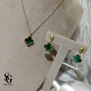 Conjunto Trevo Verde - CJ003