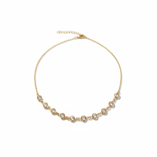 Chocker Pedras Tiffany de 6mm - CK020