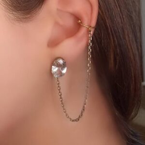 Brinco com suporte para Piercing Fake - BD003