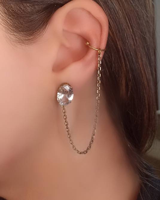 792550_11d380ef7b1149649aedfaf8cb8c58abmv2.jpg Brinco com suporte para Piercing Fake - BD003
