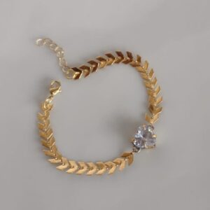 792550_1365dbf358cf4f9bae4c95cb893f7eafmv2.jpg Pulseira Latão Escama Coração Cristal 10mm- PS083