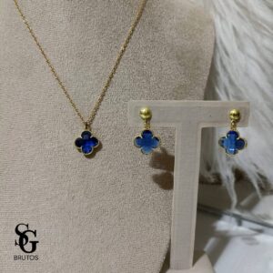 Conjunto Trevo Azul - CJ002