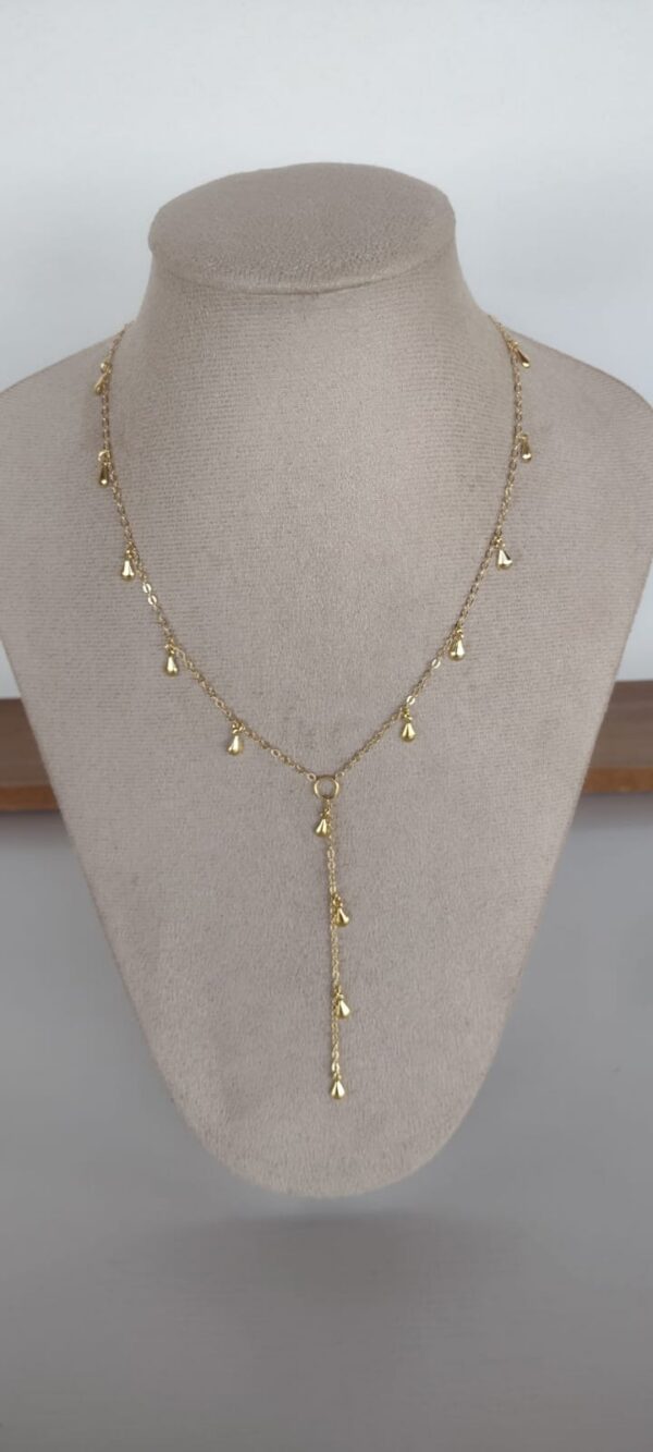 Colar Gravatinha Gotas - CL223