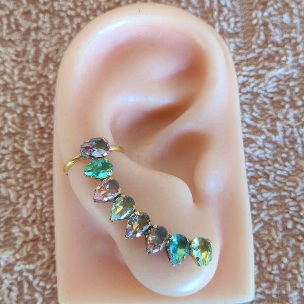 Brinco Ear Cuff Multicolorido - EC046