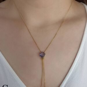 792550_3bef01d186c142709b142dc8d99f61famv2.jpg Colar Gravatinha Coração Tanzanite - CL030
