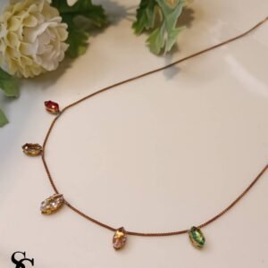792550_3c74882f4a9f41f38193fe0849d35e6fmv2.jpg Colar de Zircônias Coloridas, no bruto - CL003