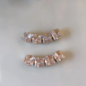 Ear Cuff Quadrados Cristais - EC030