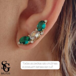 792550_555869efbfc141ba990eac2e49652012mv2.jpg Ear Cuff em Zircônias Coloridas - EC017