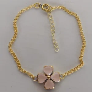 792550_5c6640f7d7794b36b53a624f00860fe6mv2.webp Pulseira Um Trevo Coração Rosa Opal - PS036