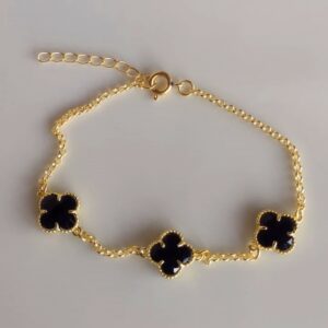 792550_5e70f10221a84c109095efce9f2f2be8mv2.jpg Pulseira Três Trevos Preto - PS068