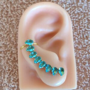 792550_758399f5e48340528109c460752383f0mv2.jpg Brinco Ear Cuff Azul Turquesa - EC044