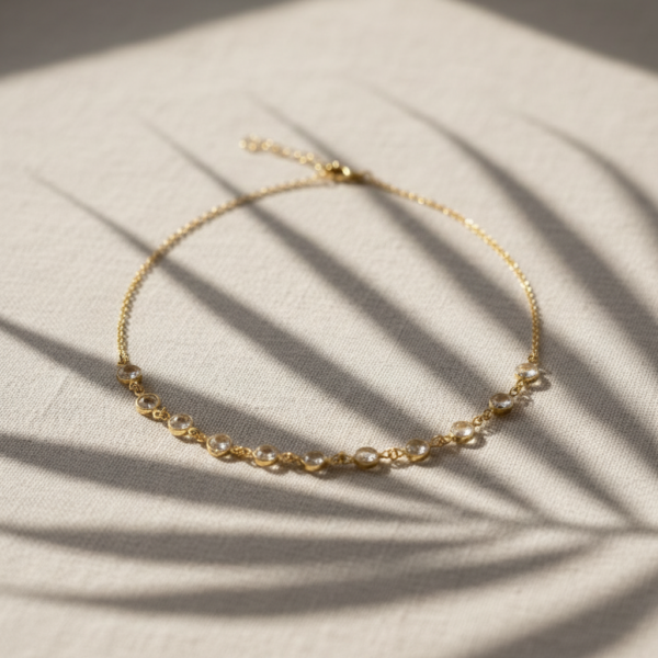 Chocker Pedras Tiffany de 6mm - CK020