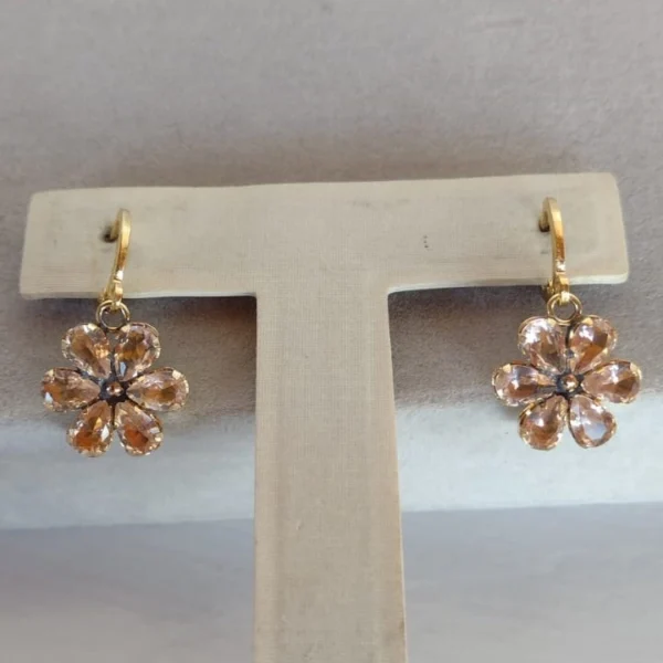 Brinco Flor Light Peach - PS094
