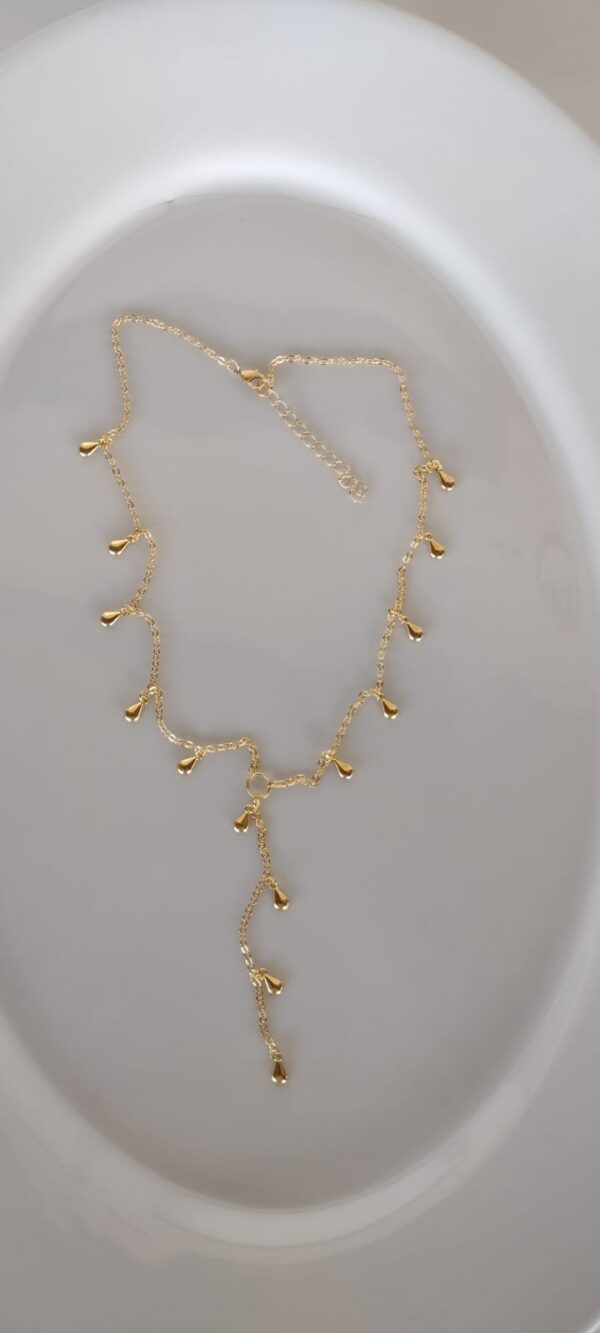 Colar Gravatinha Gotas - CL223