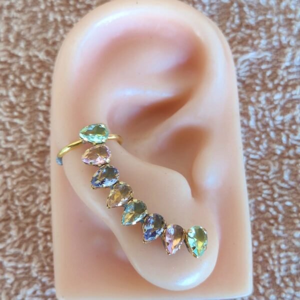 Brinco Ear Cuff Multicolorido 3 - EC047