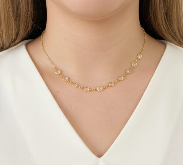 Chocker Pedras Tiffany de 6mm - CK020