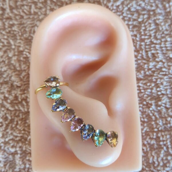 Brinco Ear Cuff Multicolorido 1 - EC045