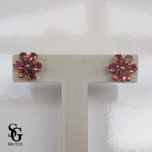 792550_e9e4f1506cc44a42b1881d82be2d9f9dmv2.webp Brinco Flor Zircônia Fucshia - BD068