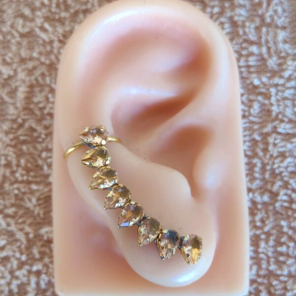 Brinco Ear Cuff Golden - EC041