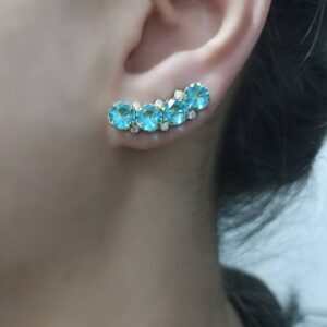 792550_fb8689905b2c4a2985697ecfe4b2e67cmv2.jpg Brinco Ear Cuff em Zircônias azuis - EC001