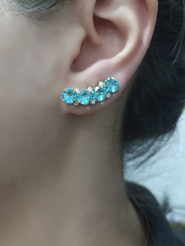 792550_fb8689905b2c4a2985697ecfe4b2e67cmv2.jpg Brinco Ear Cuff em Zircônias azuis - EC001